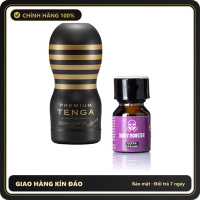 Popper Chính Hãng Tăng Cảm Xúc Cho Cuộc Yêu Solo Sex Poppers Combo Tenga Premium Masturbator Vacuum Cup Strong Kinky Monster Poppers 10ml Ultra Strong - Snapshop Chính Hãng