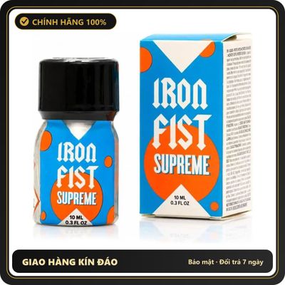 Popper Chính Hãng Tăng Cảm Xúc Cho Cuộc Yêu Popper Iron Fist Supreme 10ml - Snapshop Chính Hãng