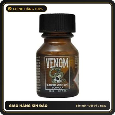 Popper Chính Hãng Tăng Cảm Xúc Cho Cuộc Yêu Popper Venom X-Treme Viper Spit 10ml - Snapshop Chính Hãng