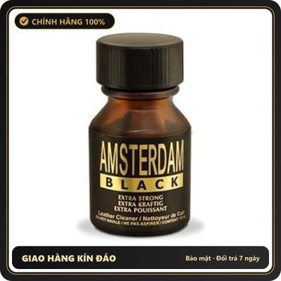 Popper Chính Hãng Tăng Cảm Xúc Cho Cuộc Yêu Popper Amsterdam Black Extra Strong 10ml - Snapshop Chính Hãng