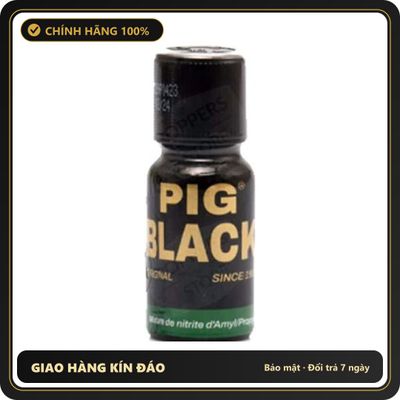 Popper Chính Hãng Tăng Cảm Xúc Cho Cuộc Yêu Popper Pig Black 15ml - Snapshop Chính Hãng