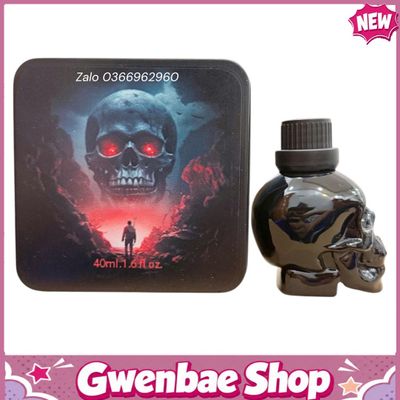 Chai Hít Tăng Khoái Cảm Kích Thích Bao Phê Popper Đầu Lâu Skull 40ml phiên bản mới nhất - Gwenshop Chính Hãng