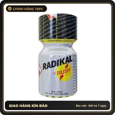 Popper Chính Hãng Tăng Cảm Xúc Cho Cuộc Yêu Popper Radikal Rush 10ml - Snapshop Chính Hãng