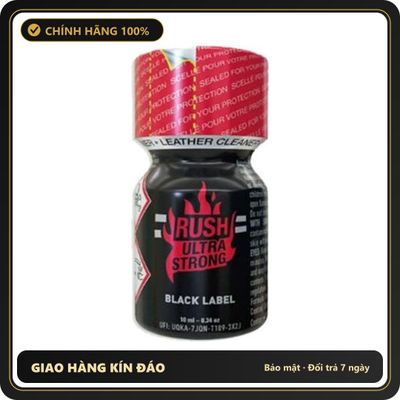 Popper Chính Hãng Tăng Cảm Xúc Cho Cuộc Yêu Popper Rush Ultra Strong Black Label 10ml - Snapshop Chính Hãng