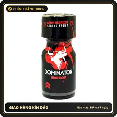 Popper Chính Hãng Tăng Cảm Xúc Cho Cuộc Yêu Popper Dominator Strong Black 10ml - Snapshop Chính Hãng