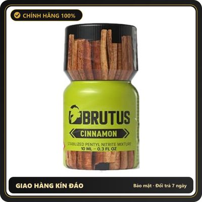 Popper Chính Hãng Tăng Cảm Xúc Cho Cuộc Yêu Popper Brutus Cinnamon 10ml - Snapshop Chính Hãng
