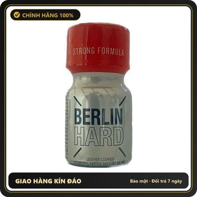 Popper Chính Hãng Tăng Cảm Xúc Cho Cuộc Yêu Popper Berlin X Hard Strong Formula 10ml - Snapshop Chính Hãng