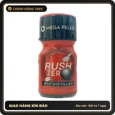 Popper Chính Hãng Tăng Cảm Xúc Cho Cuộc Yêu Popper Rush Zero Red 10ml - Snapshop Chính Hãng