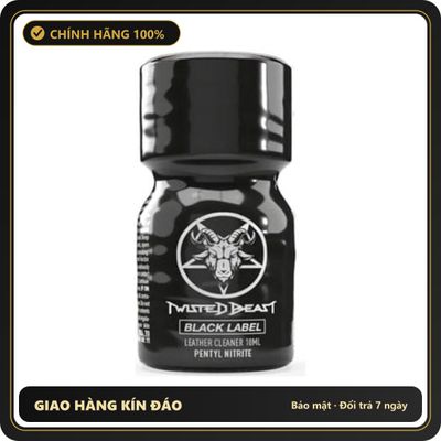 Popper Chính Hãng Tăng Cảm Xúc Cho Cuộc Yêu Popper Twisted Beast Black Label 10ml - Snapshop Chính Hãng