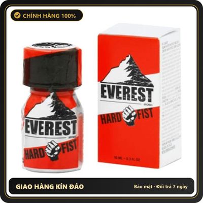 Popper Chính Hãng Tăng Cảm Xúc Cho Cuộc Yêu Popper Everest Hard Fist 10ml - Snapshop Chính Hãng