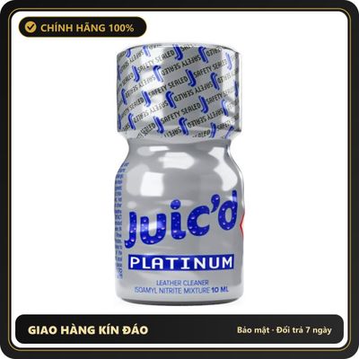 Popper Chính Hãng Tăng Cảm Xúc Cho Cuộc Yêu Popper Juic'D Platinum 10ml - Snapshop Chính Hãng