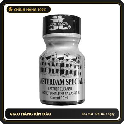 Popper Chính Hãng Tăng Cảm Xúc Cho Cuộc Yêu Popper Amsterdam Special Silver 10ml (JJ) - Snapshop Chính Hãng
