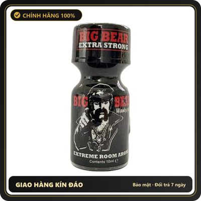 Popper Chính Hãng Tăng Cảm Xúc Cho Cuộc Yêu Popper Big Bear Wants You 10ml - Snapshop Chính Hãng