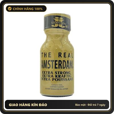 Popper Chính Hãng Tăng Cảm Xúc Cho Cuộc Yêu Popper Real Amsterdam Extra Strong 15ml (JJ) - Snapshop Chính Hãng