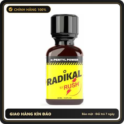 Popper Chính Hãng Tăng Cảm Xúc Cho Cuộc Yêu Popper Radikal Rush n-Pentyl Power PWD 24ml - Snapshop Chính Hãng