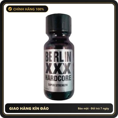 Popper Chính Hãng Tăng Cảm Xúc Cho Cuộc Yêu Popper Berlin XXX Hardcore Super Strength 25ml - Snapshop Chính Hãng