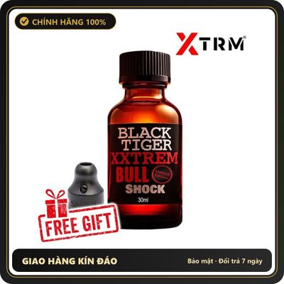 Popper Chính Hãng Tăng Cảm Xúc Cho Cuộc Yêu Popper Black Tiger Xxtrm Bull Shock 30ml - Snapshop Chính Hãng