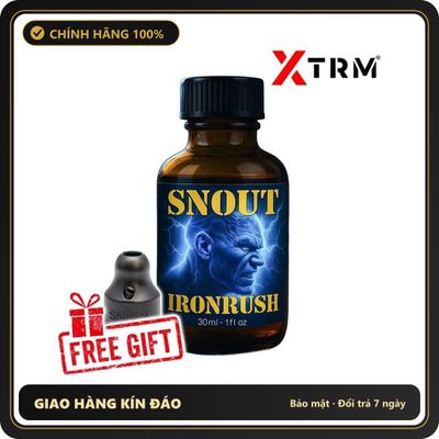 Popper Chính Hãng Tăng Cảm Xúc Cho Cuộc Yêu Popper Snout Iron Rush 30ml - Snapshop Chính Hãng