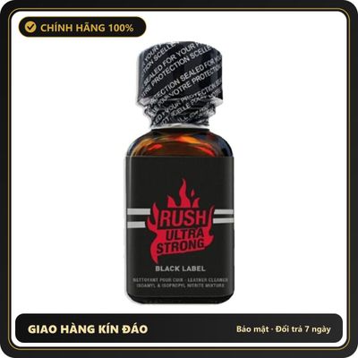 Popper Chính Hãng Tăng Cảm Xúc Cho Cuộc Yêu Popper Rush Ultra Strong Black Label 25ml - Snapshop Chính Hãng
