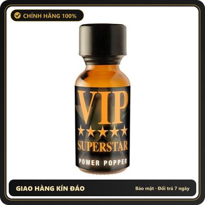 Popper Chính Hãng Tăng Cảm Xúc Cho Cuộc Yêu Popper VIP Superstar Power 25ml - Snapshop Chính Hãng