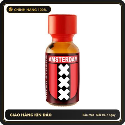 Popper Chính Hãng Tăng Cảm Xúc Cho Cuộc Yêu Popper Amsterdam XXX Super Strong 25ml - Snapshop Chính Hãng