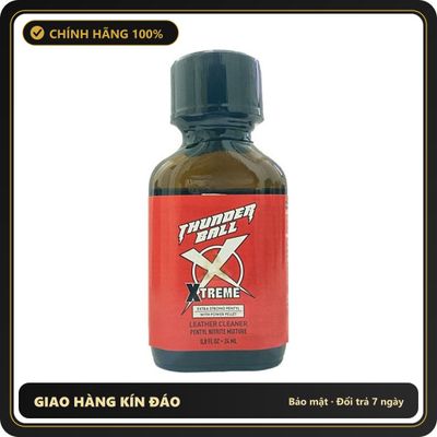 Popper Chính Hãng Tăng Cảm Xúc Cho Cuộc Yêu Popper Thunder Ball Extreme Strong Red 24ml - Snapshop Chính Hãng