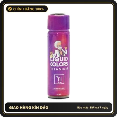 Popper Chính Hãng Tăng Cảm Xúc Cho Cuộc Yêu Popper Liquid Colors Titanium 24ml - Snapshop Chính Hãng