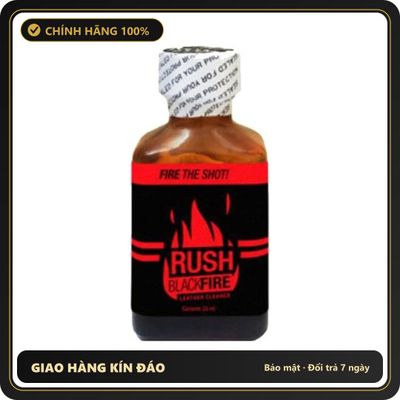 Popper Chính Hãng Tăng Cảm Xúc Cho Cuộc Yêu Popper Rush Black Fire 24ml - Snapshop Chính Hãng
