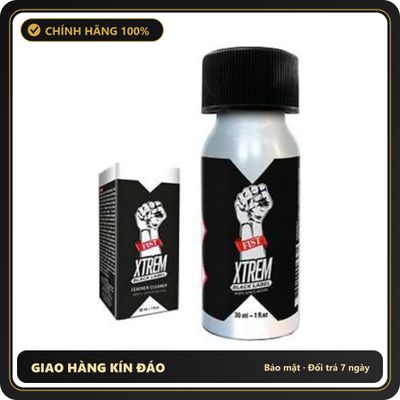 Popper Chính Hãng Tăng Cảm Xúc Cho Cuộc Yêu Popper Fist XTREM Black Label 30ml - Snapshop Chính Hãng