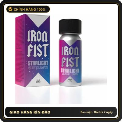 Popper Chính Hãng Tăng Cảm Xúc Cho Cuộc Yêu Popper Iron Fist Starlight 24ml - Snapshop Chính Hãng