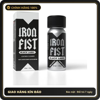 Popper Chính Hãng Tăng Cảm Xúc Cho Cuộc Yêu Popper Iron Fist Black Label 24ml - Snapshop Chính Hãng