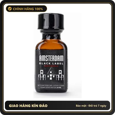 Popper Chính Hãng Tăng Cảm Xúc Cho Cuộc Yêu Popper Amsterdam Black Label 24ml - Snapshop Chính Hãng