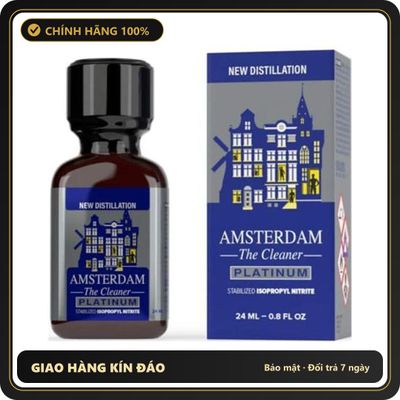 Popper Chính Hãng Tăng Cảm Xúc Cho Cuộc Yêu Popper Amsterdam Platinum 24ml - Snapshop Chính Hãng