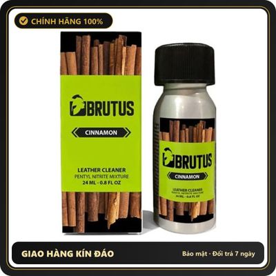 Popper Chính Hãng Tăng Cảm Xúc Cho Cuộc Yêu Popper Brutus Cinnamon 24ml - Snapshop Chính Hãng