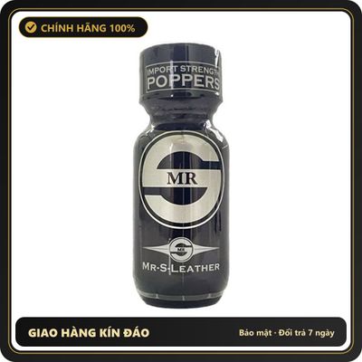 Popper Chính Hãng Tăng Cảm Xúc Cho Cuộc Yêu Popper Mr S Leather 25ml - Snapshop Chính Hãng