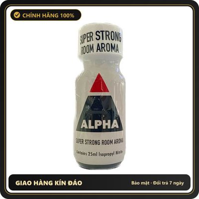 Popper Chính Hãng Tăng Cảm Xúc Cho Cuộc Yêu Popper Alpha Super Strong 25ml - Snapshop Chính Hãng