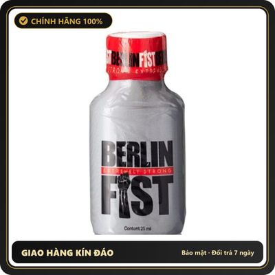 Popper Chính Hãng Tăng Cảm Xúc Cho Cuộc Yêu Popper Berlin Fist Extreme Strong 25ml - Snapshop Chính Hãng