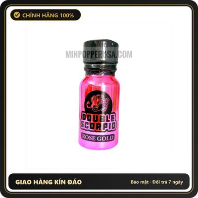 Popper Chính Hãng Tăng Cảm Xúc Cho Cuộc Yêu Popper Double Scorpio Rose Gold 10ml chính hãng (USA) - Snapshop Chính Hãng