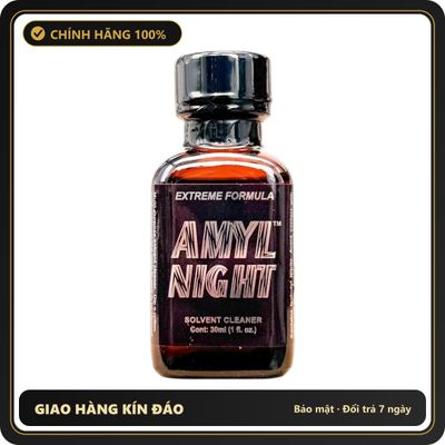 Popper Chính Hãng Tăng Cảm Xúc Cho Cuộc Yêu Popper Amyl Night 30ml chính hãng (USA) - Snapshop Chính Hãng