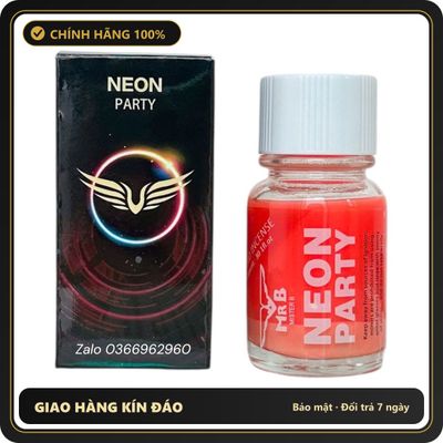 Popper Chính Hãng Tăng Cảm Xúc Cho Cuộc Yêu Popper Neon Party cực mạnh phiên bản hộp giấy 30ml - Snapshop Chính Hãng