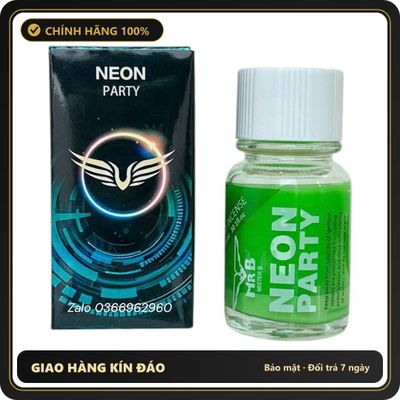 Tinh Dầu Hít Thư Giãn Dành Cho Người Lớn Popper Neon Party cực mạnh phiên bản hộp giấy 30ml Hàng Chuẩn - Snapshop Chính Hãng