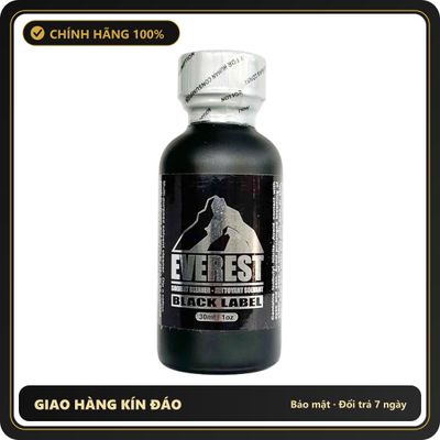 Popper Chính Hãng Tăng Cảm Xúc Cho Cuộc Yêu Popper Everest Black Label 30ml chính hãng (USA) - Snapshop Chính Hãng