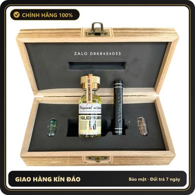 Popper Chính Hãng Tăng Cảm Xúc Cho Cuộc Yêu Popper hộp gỗ Glenburgie 30ml thơm nồng cực mạnh phiên bản mới nhất 2025 - Snapshop Chính Hãng