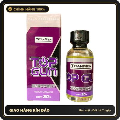 Popper Chính Hãng Tăng Cảm Xúc Cho Cuộc Yêu Popper Titanmen Top Gun 30ml hương trái cây say đắm - Snapshop Chính Hãng