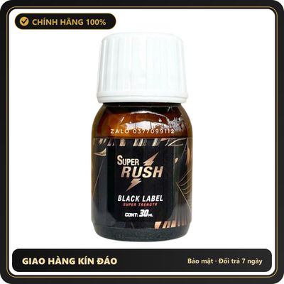 Popper Chính Hãng Tăng Cảm Xúc Cho Cuộc Yêu Popper Super Rush hương thơm thảo mộc tác dụng cực mạnh 30ml (Mới) - Snapshop Chính Hãng