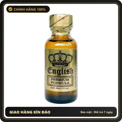 Popper Chính Hãng Tăng Cảm Xúc Cho Cuộc Yêu Popper English Gold 30ml chính hãng (USA) - Snapshop Chính Hãng