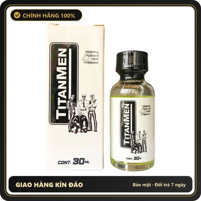 Popper Chính Hãng Tăng Cảm Xúc Cho Cuộc Yêu Popper Titanmen hương thơm 30ml - Snapshop Chính Hãng