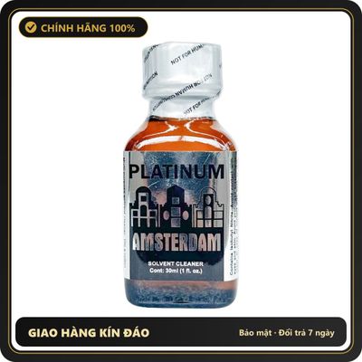 Popper Chính Hãng Tăng Cảm Xúc Cho Cuộc Yêu Popper Amsterdam Platinum 30ml chính hãng (USA) - Snapshop Chính Hãng