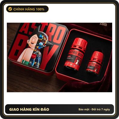 Tinh Dầu Hít Thư Giãn Dành Cho Người Lớn Combo Popper Astro Boy Hộp Thiếc - Cho Top Mạnh Không Bị Xìu - Snapshop Chính Hãng