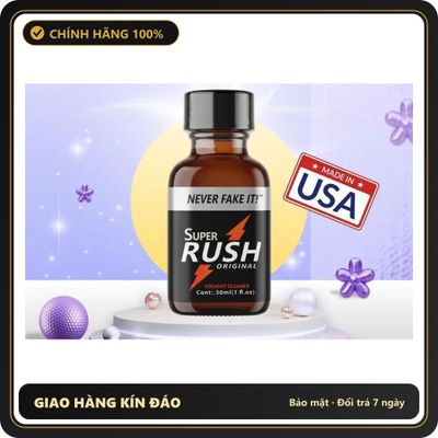 Popper Chính Hãng Tăng Cảm Xúc Cho Cuộc Yêu Popper Super Rush Black Label 30ml Lực Đẩy Dồn Dập Phê Mướt - Snapshop Chính Hãng